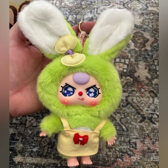 Baby Three Macaron Cute Bunny Green - Picture 2 of 6